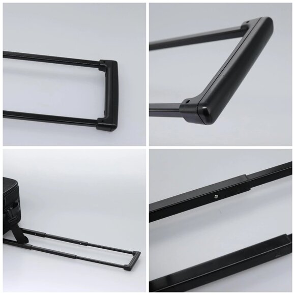 CHANEL Carry Case New Travel line suitcase Nylon Black CC Auth bs23739 - Picture 16 of 16